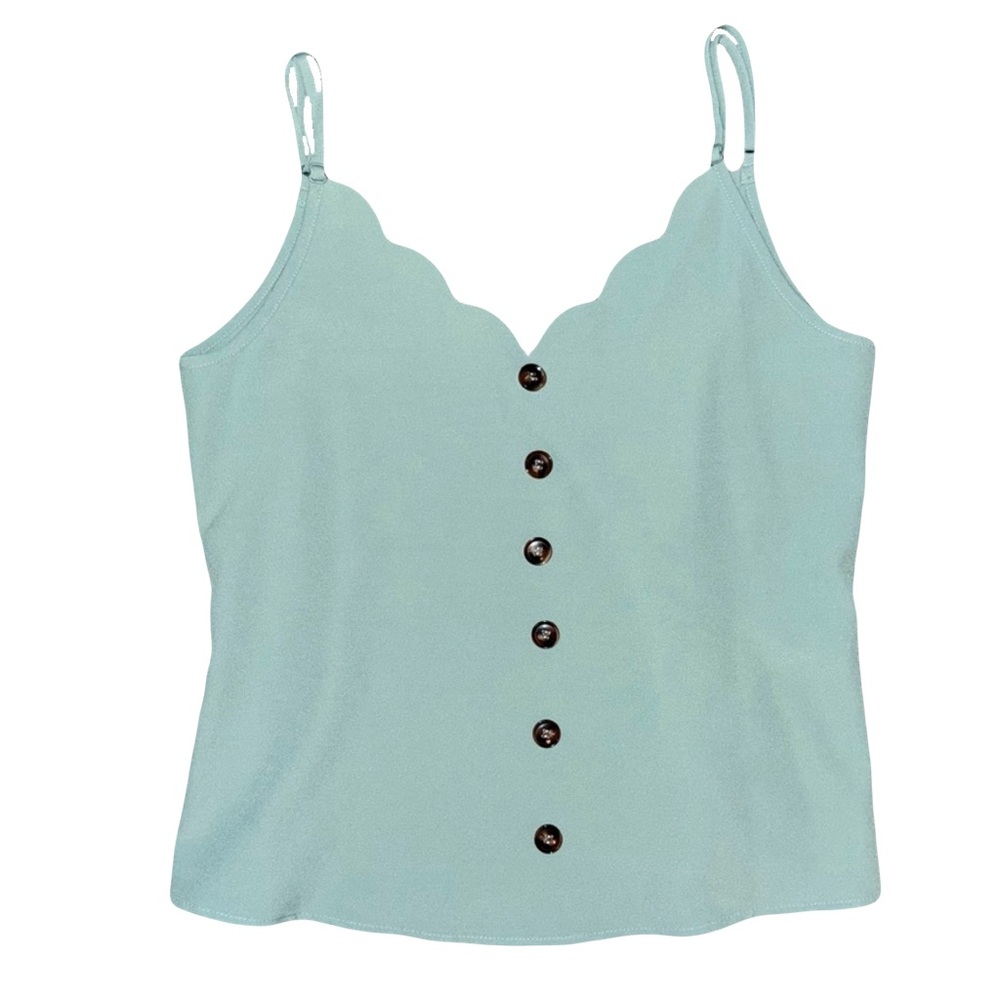 NWOT SHEIN TEAL TANK TOP // SIZE SMALL🩵